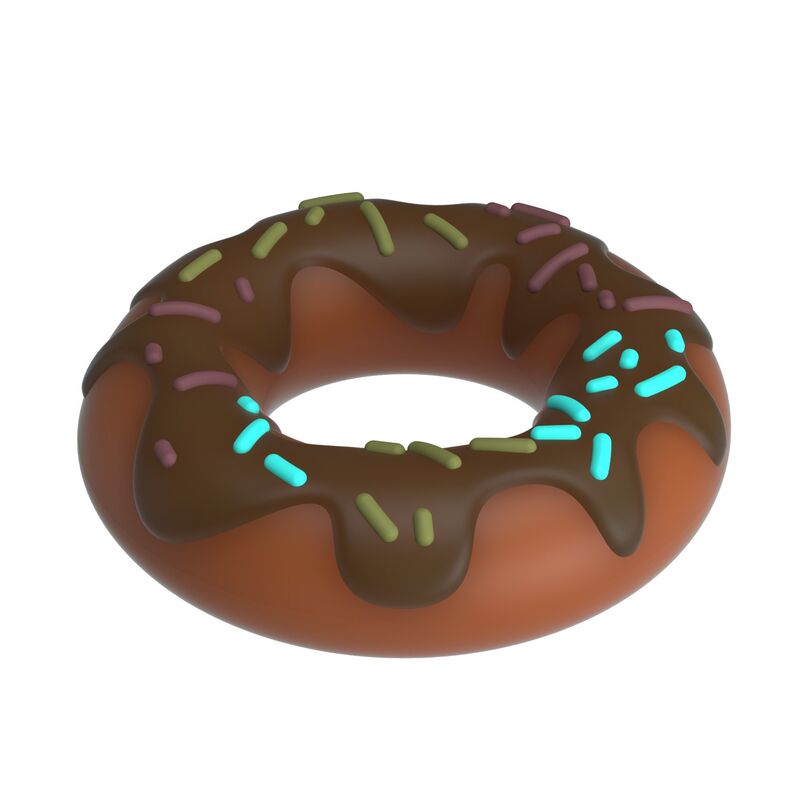 PRETTY LOVE - SUPER DONUT PENISRING BRAUN – Bild 3