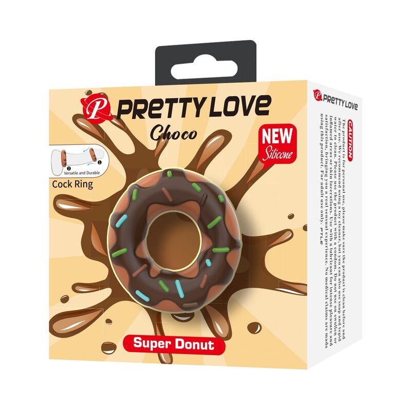 PRETTY LOVE - SUPER DONUT PENISRING BRAUN – Bild 5