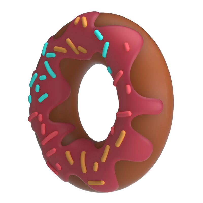 PRETTY LOVE - SUPER DONUT PENISRING PINK – Bild 7