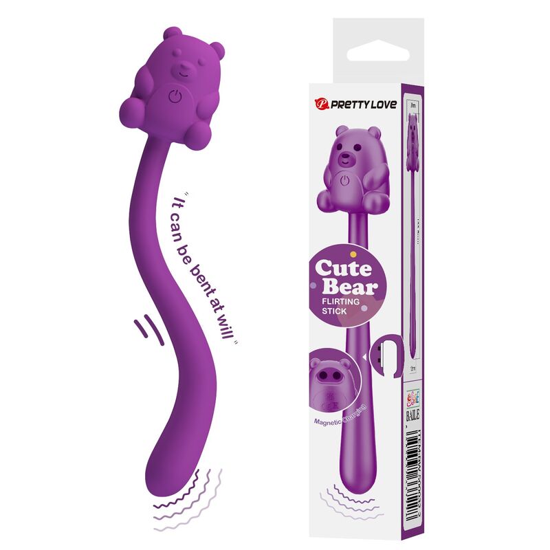 PRETTY LOVE - WIEDERAUFLADBARER FLIRTSTAB IN BÄRENFORM – Bild 9