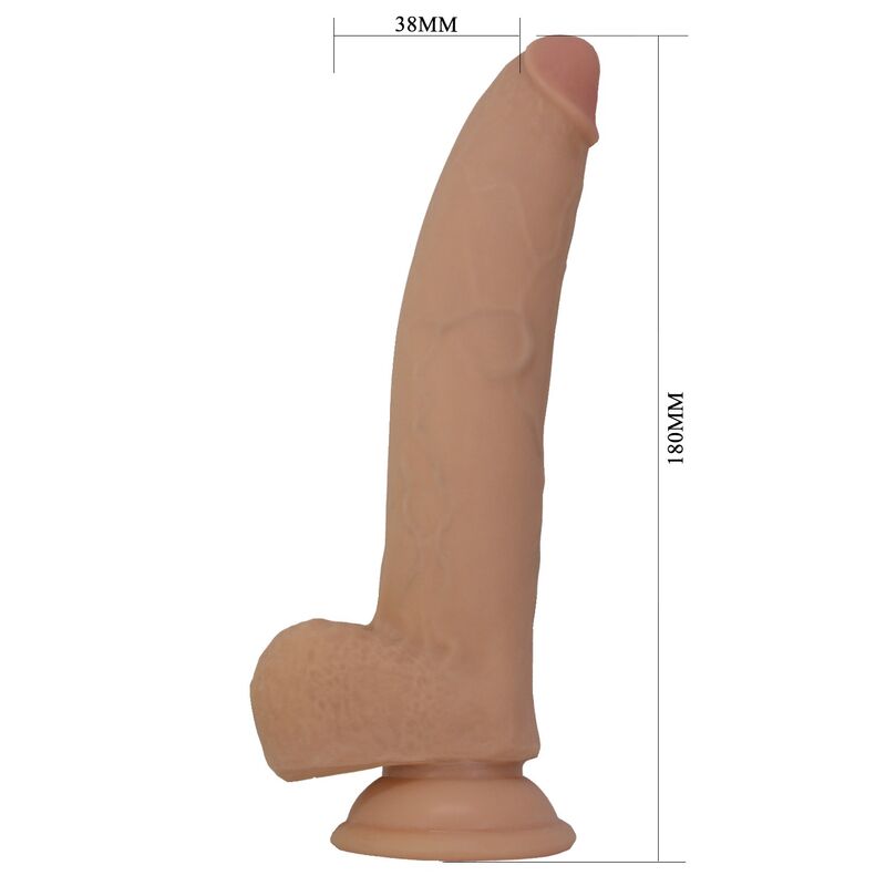 PRETTY LOVE - ELLCUMENT REALISTISCHER FLEXIBLER DILDO 18 CM Ø 4,5 CM NATÜRLICHES TPE – Bild 5