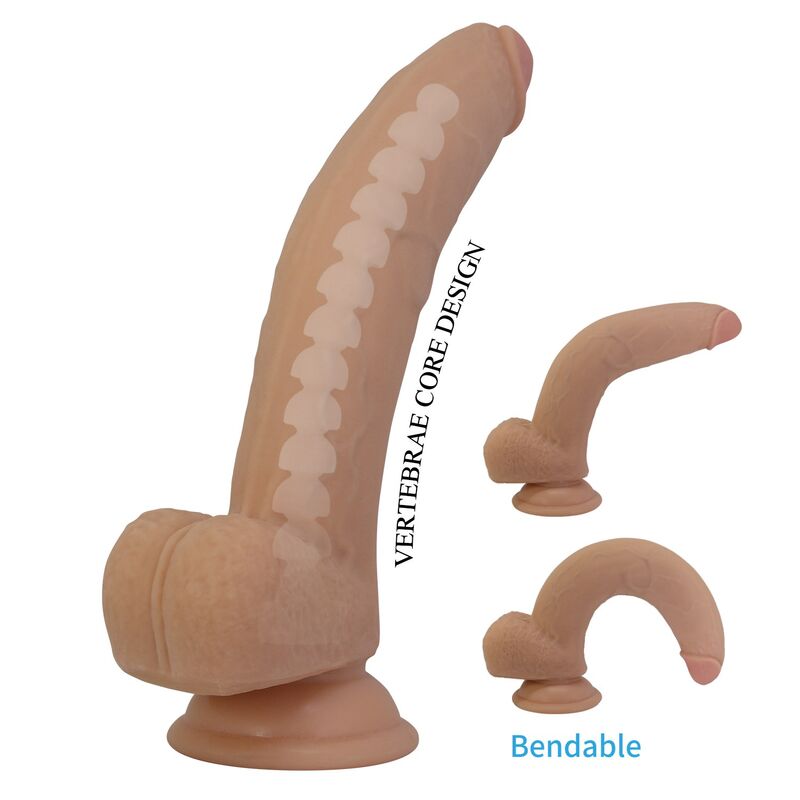 PRETTY LOVE - ELLCUMENT REALISTISCHER FLEXIBLER DILDO 18 CM Ø 4,5 CM NATÜRLICHES TPE – Bild 6