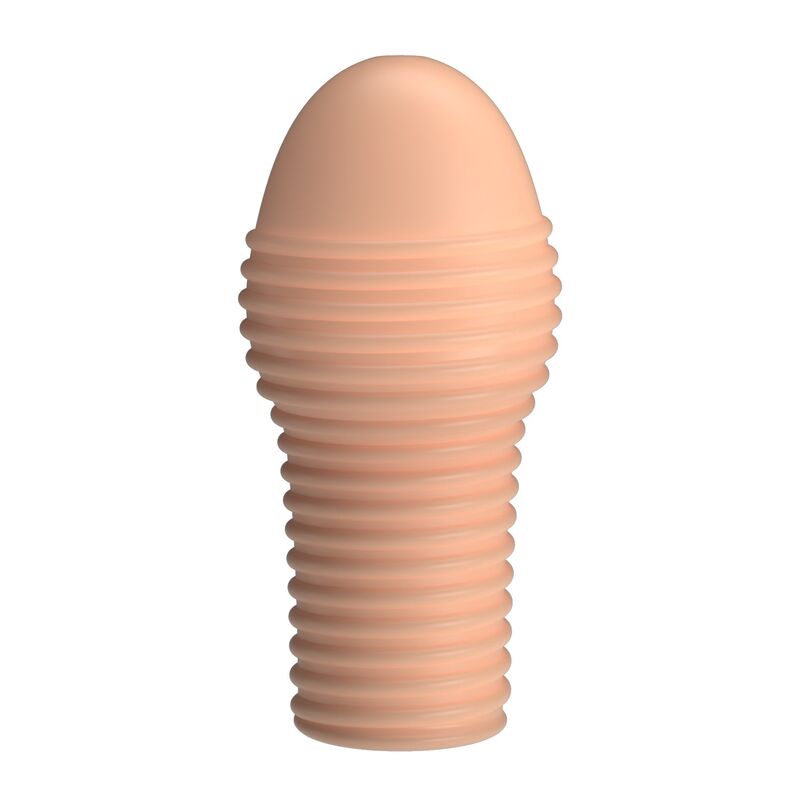 PRETTY LOVE – HEISSER PENISSÄRMEL FÜR EINEN DICKEREN PENIS IN NATÜRLICHER FARBE – Bild 8