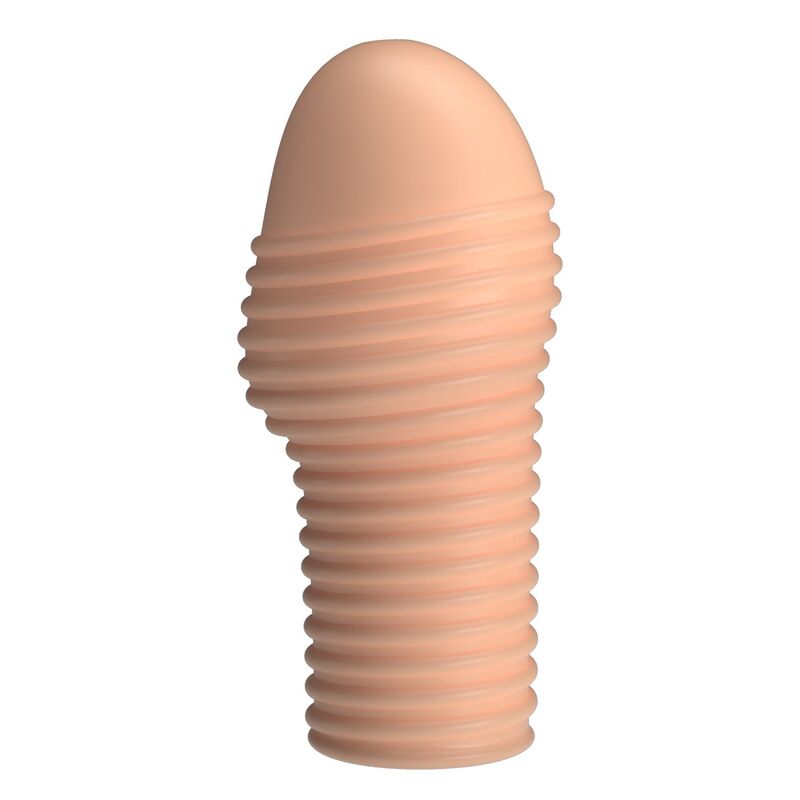 PRETTY LOVE – HEISSER PENISSÄRMEL FÜR EINEN DICKEREN PENIS IN NATÜRLICHER FARBE – Bild 4