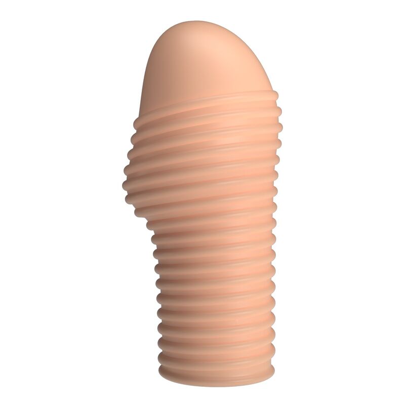 PRETTY LOVE – HEISSER PENISSÄRMEL FÜR EINEN DICKEREN PENIS IN NATÜRLICHER FARBE – Bild 5