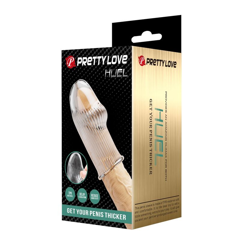 PRETTY LOVE – HUEL PENISHÜLLE: FÜR EINEN DICKEREN PENIS (TRANSPARENT) – Bild 5