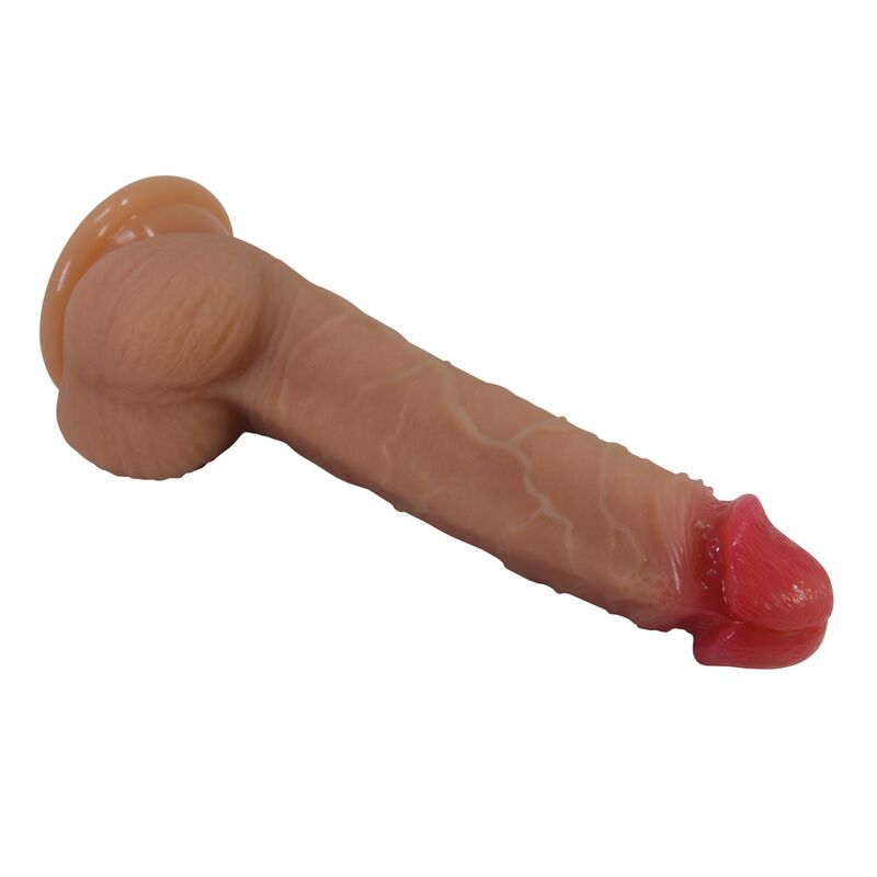 PRETTY LOVE - JOVITA REALISTISCHER SILIKONDILDO MIT SAUGNAPF 19 CM Ø 4,5 CM – Bild 6