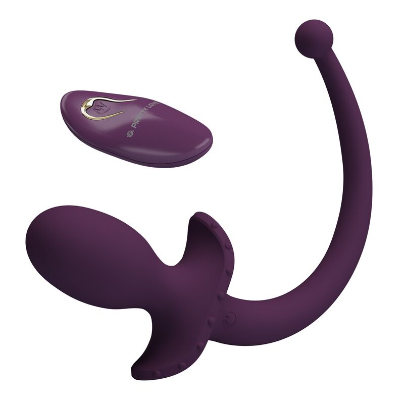 PRETTY LOVE - LIOEA VIBRIERENDER ANALPLUG MIT SCHWANZ, 12 FUNKTIONEN, LILA FERNBEDIENUNG – Bild 5