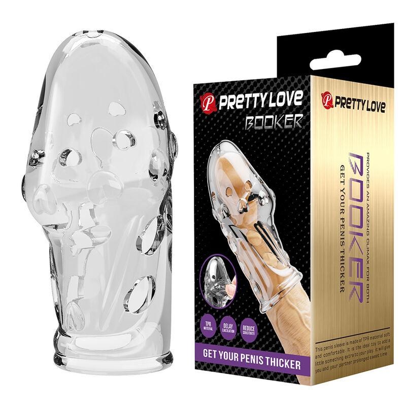 PRETTY LOVE – ROCKER PENISHÜLLE FÜR EINEN DICKEREN PENIS (TRANSPAREN)