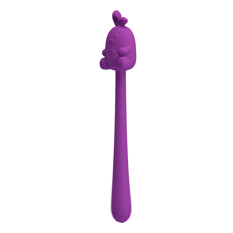 PRETTY LOVE – NIEDLICHER HASE-FLIRTSTIFT, FLEXIBLER VIBRATOR, USB-AUFLADBAR, LILA – Bild 7