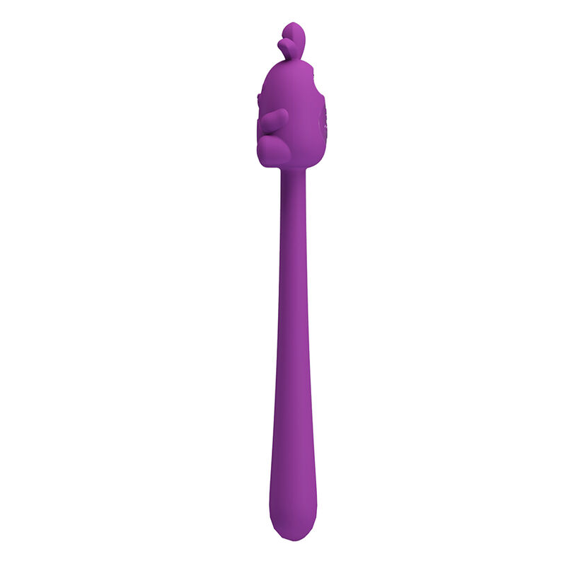 PRETTY LOVE – NIEDLICHER HASE-FLIRTSTIFT, FLEXIBLER VIBRATOR, USB-AUFLADBAR, LILA – Bild 8