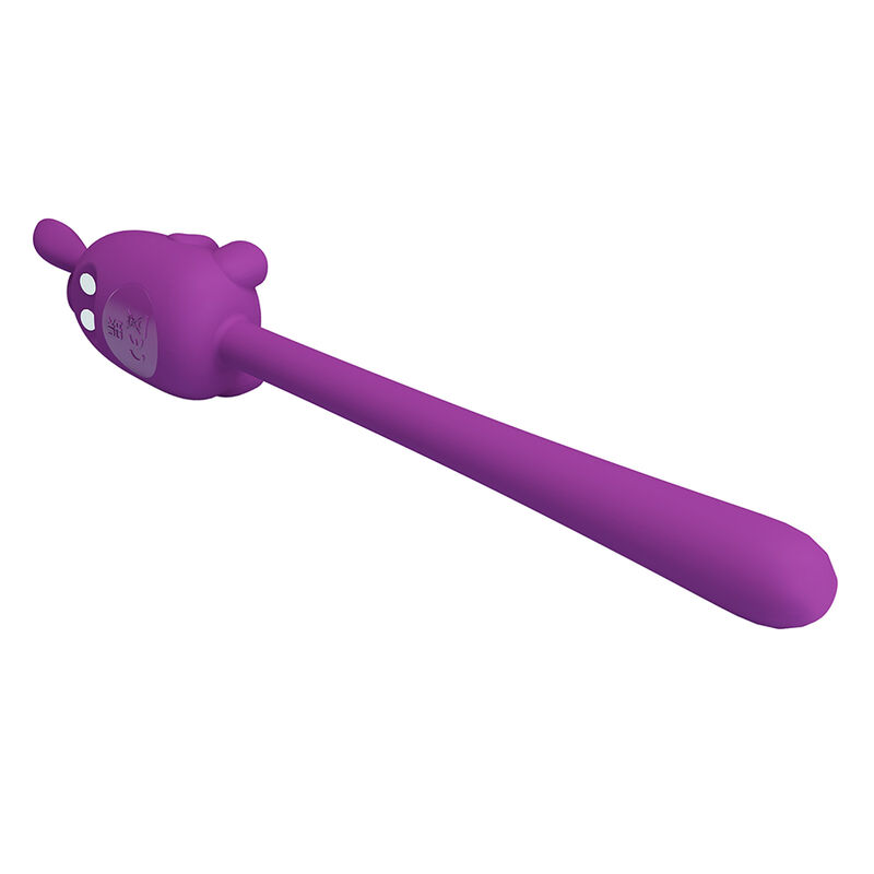 PRETTY LOVE – NIEDLICHER HASE-FLIRTSTIFT, FLEXIBLER VIBRATOR, USB-AUFLADBAR, LILA – Bild 4