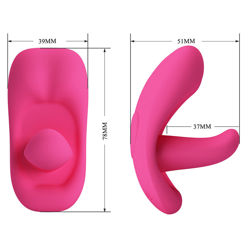 PRETTY LOVE - HAZELYNN 12-FUNKTIONEN-MASSAGEGERÄT MIT APP-STEUERUNG, PINK – Bild 7