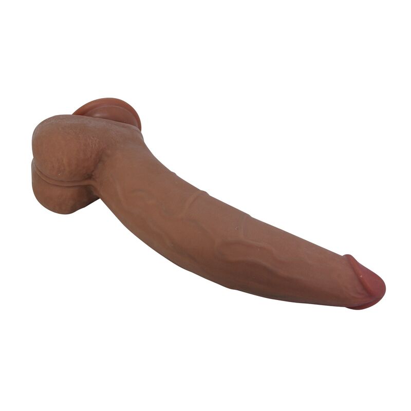 PRETTY LOVE - ULRIC REALISTISCHER FLEXIBLER DILDO 26 CM Ø 5,5 CM TPE BRAUN – Bild 5