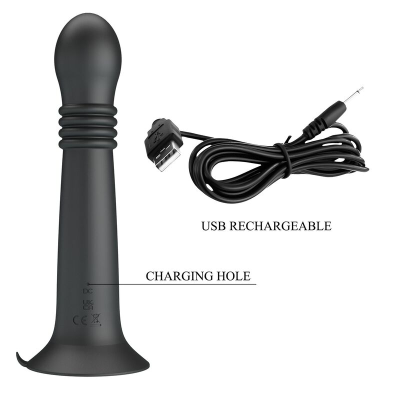PRETTY LOVE - STELLA USB-AUFLADBARER ROTIERENDER UND STOSS-MASSAGEGERÄT – Bild 8