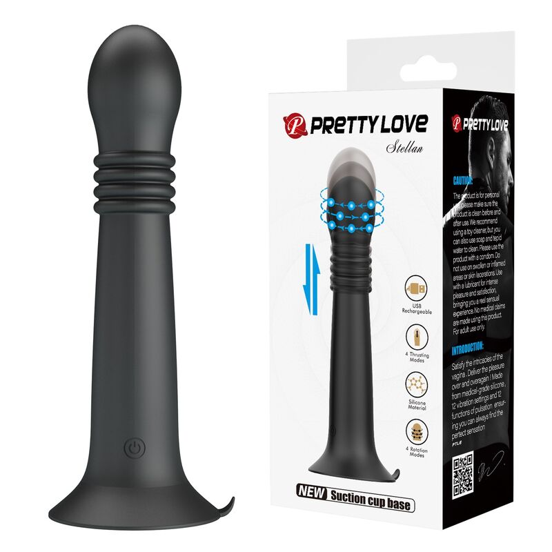 PRETTY LOVE - STELLA USB-AUFLADBARER ROTIERENDER UND STOSS-MASSAGEGERÄT – Bild 6