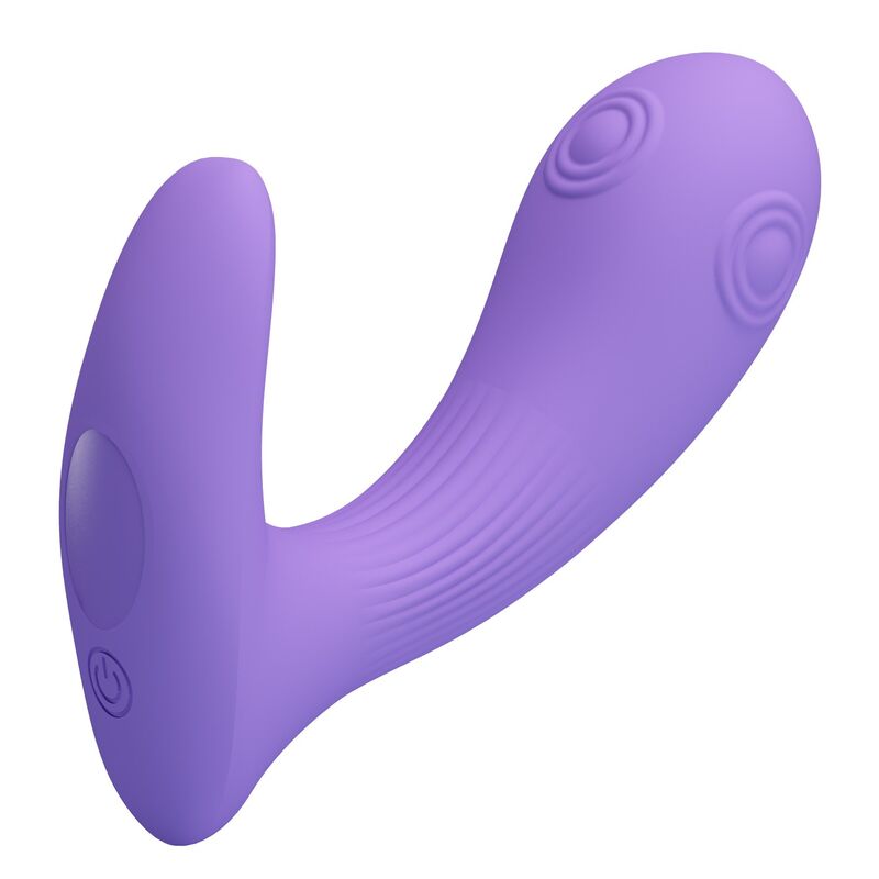 PRETTY LOVE - ANDROMEDA WIEDERAUFLADBARER DOPPELSTIMULATIONSVIBRATOR LILA – Bild 3