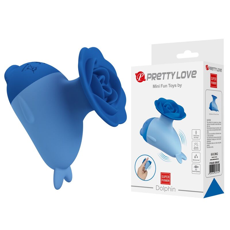 PRETTY LOVE - DOLPHIN MINI USB-AUFLADBARER VIBRATOR – Bild 9