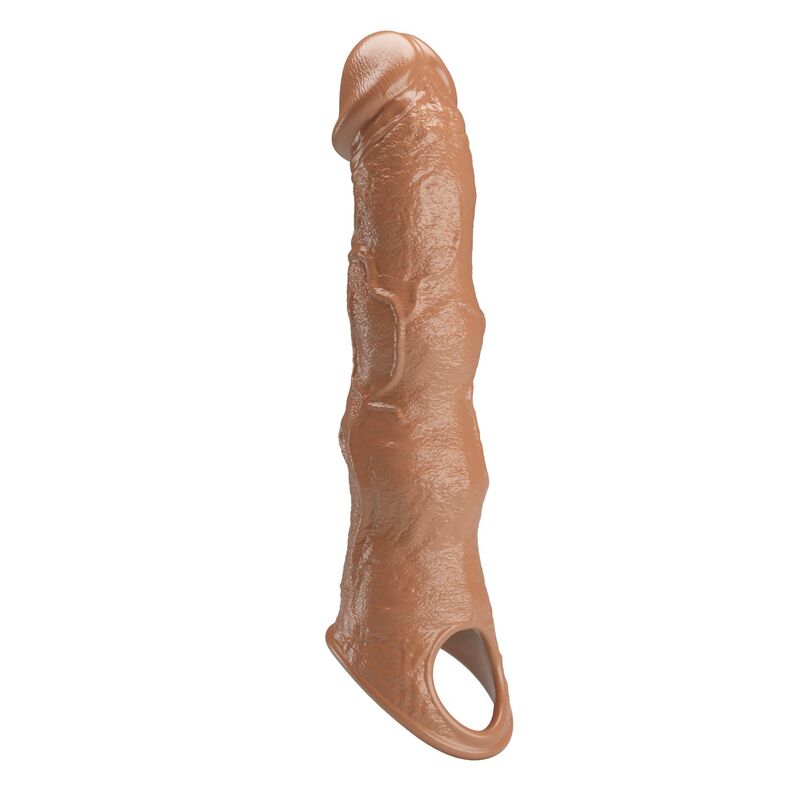 PRETTY LOVE - VERSTELLBARE PENISVERLÄNGERUNGSHÜLLE 28 CM Ø 4,5 CM BRAUN – Bild 4