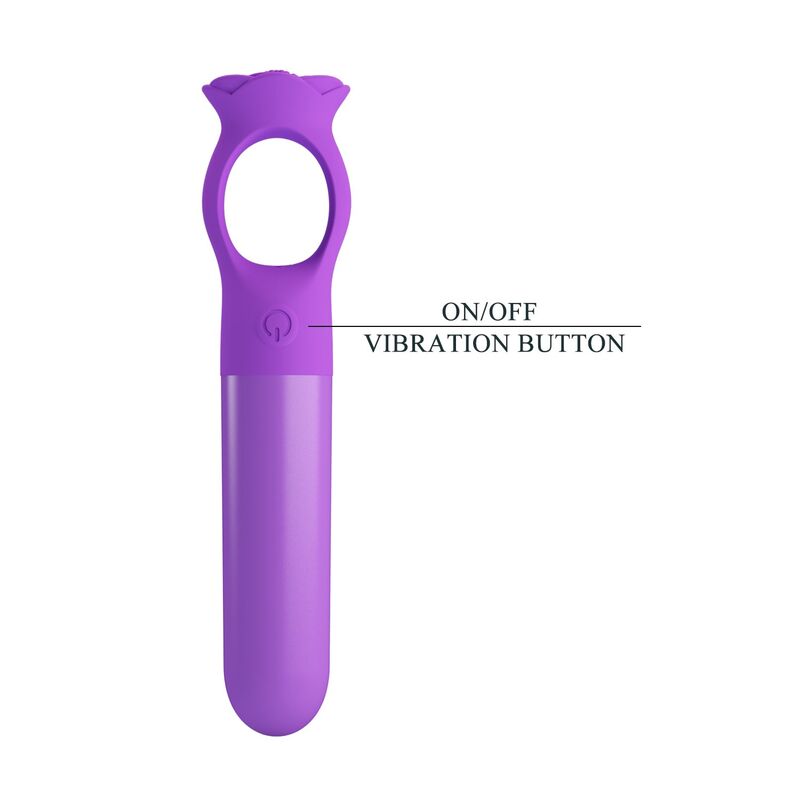 PRETTY LOVE - GIANA WIEDERAUFLADBARER MINI-VIBRATOR-MASSAGEGERÄT LILA – Bild 9