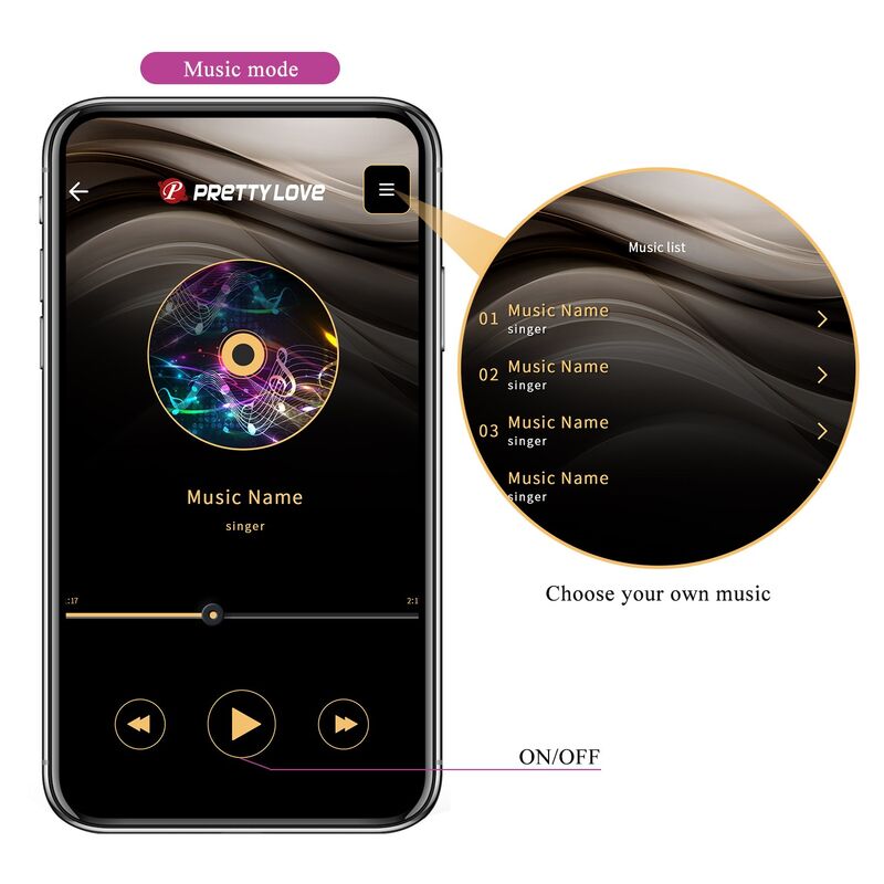 PRETTY LOVE – PULSIERENDES VIBRATIONS-EI MIT APP-STEUERUNG, 12 FUNKTIONEN, USB-AUFLADBAR, GRÜN-GELB – Bild 11