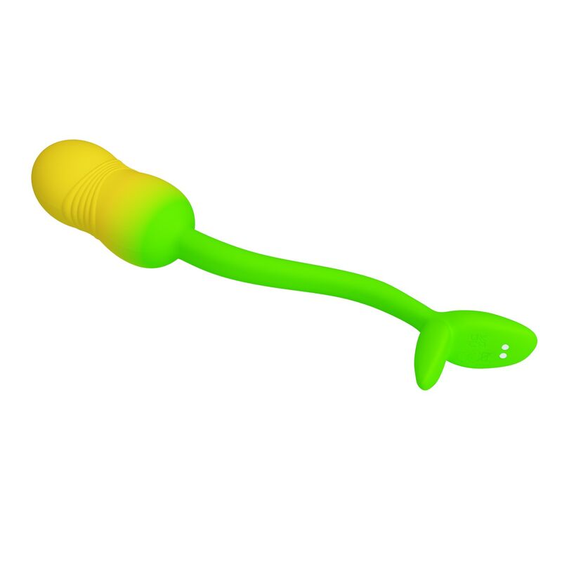 PRETTY LOVE – PULSIERENDES VIBRATIONS-EI MIT APP-STEUERUNG, 12 FUNKTIONEN, USB-AUFLADBAR, GRÜN-GELB – Bild 10