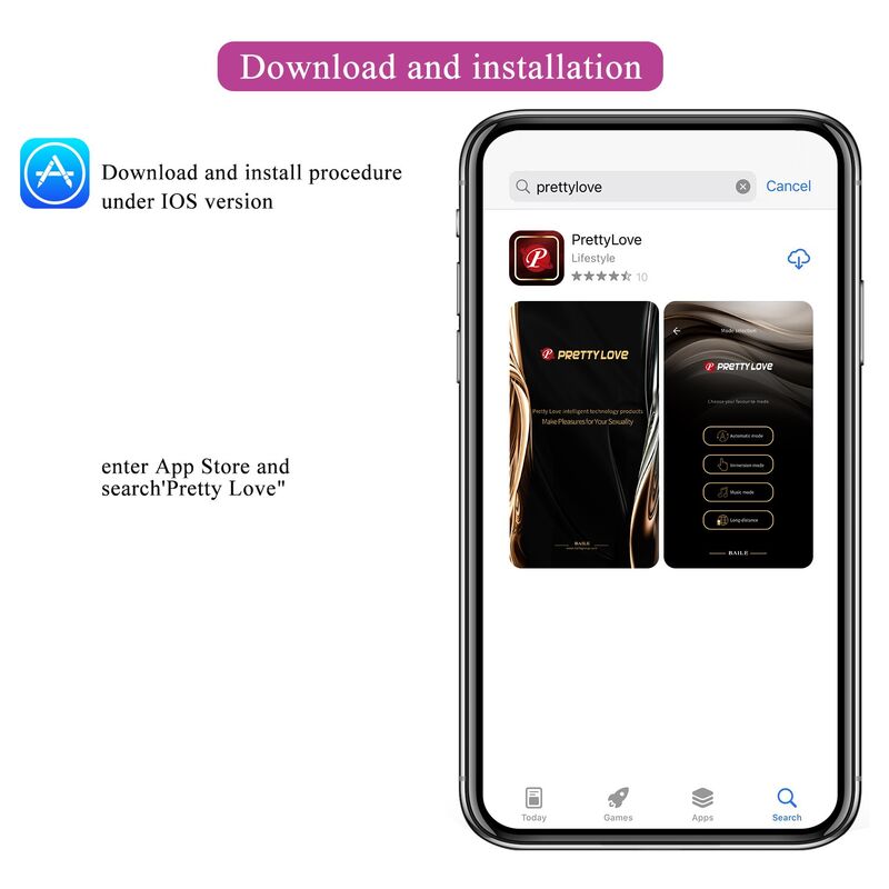 PRETTY LOVE – PULSIERENDES VIBRATIONS-EI MIT APP-STEUERUNG, 12 FUNKTIONEN, USB-AUFLADBAR, GRÜN-GELB – Bild 18