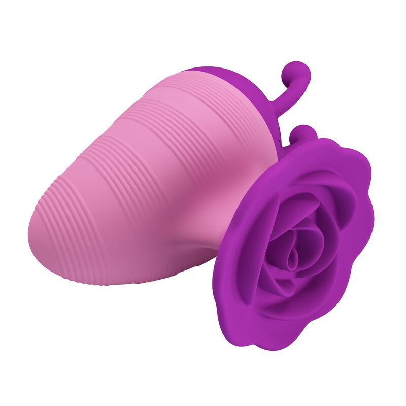 PRETTY LOVE - LITTLE BEE WIEDERAUFLADBARER KLITORALSTIMULATOR, 7 MODI, LILA-ROSA – Bild 3