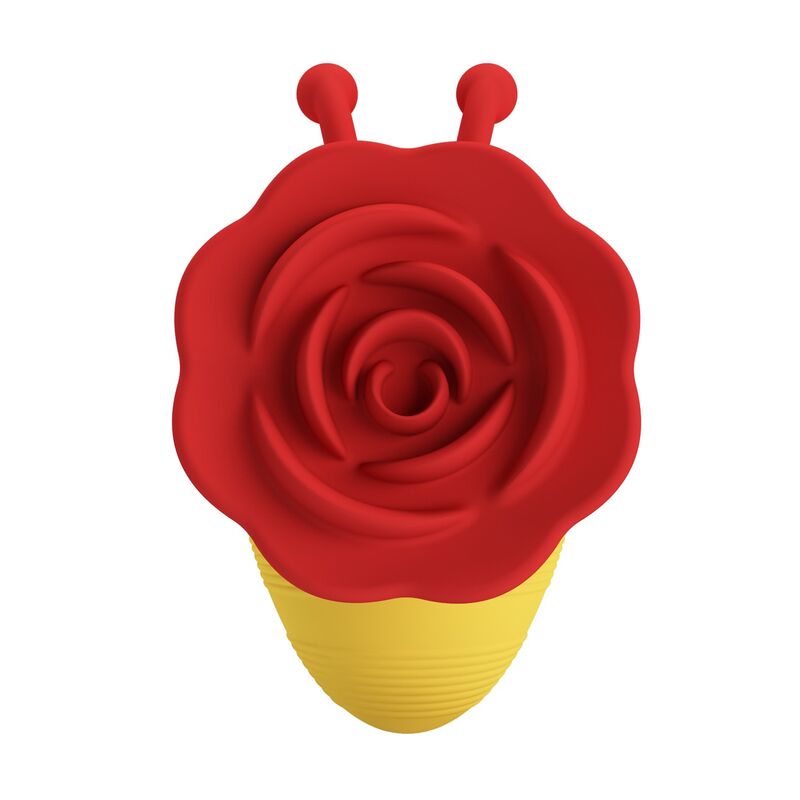 PRETTY LOVE - LITTLE BEE WIEDERAUFLADBARER KLITORALSTIMULATOR 7 MODI ROT/GELB – Bild 6