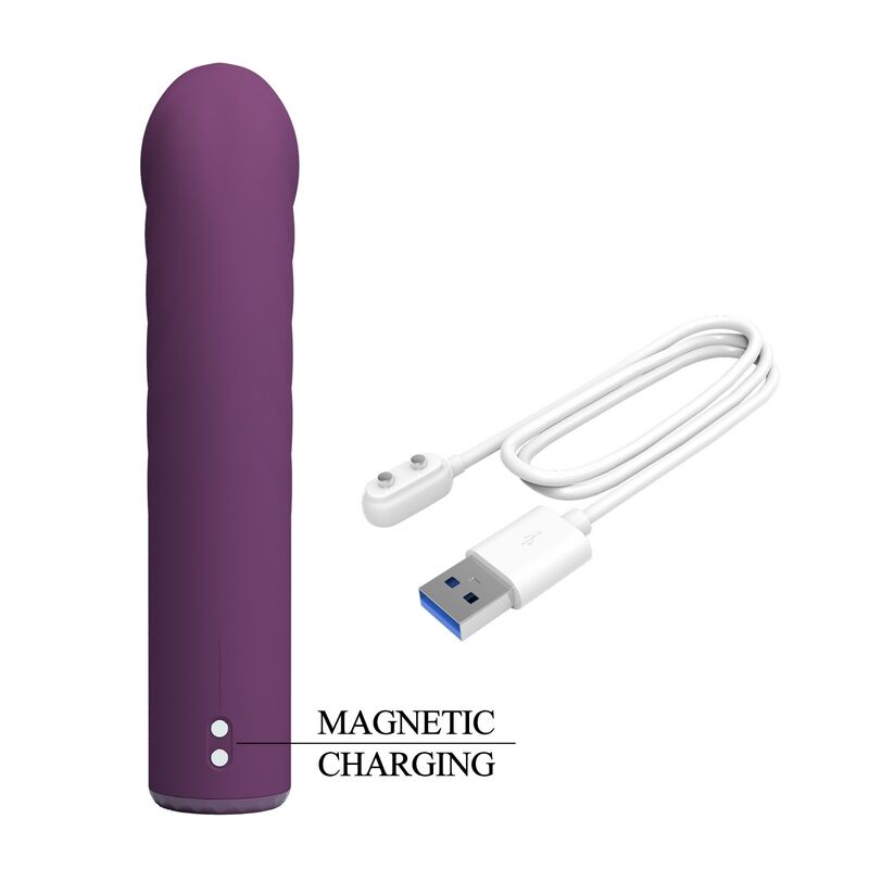 PRETTY LOVE - RYLAND WIEDERAUFLADBARER VIBRATOR MIT 10 FUNKTIONEN, LILA – Bild 8