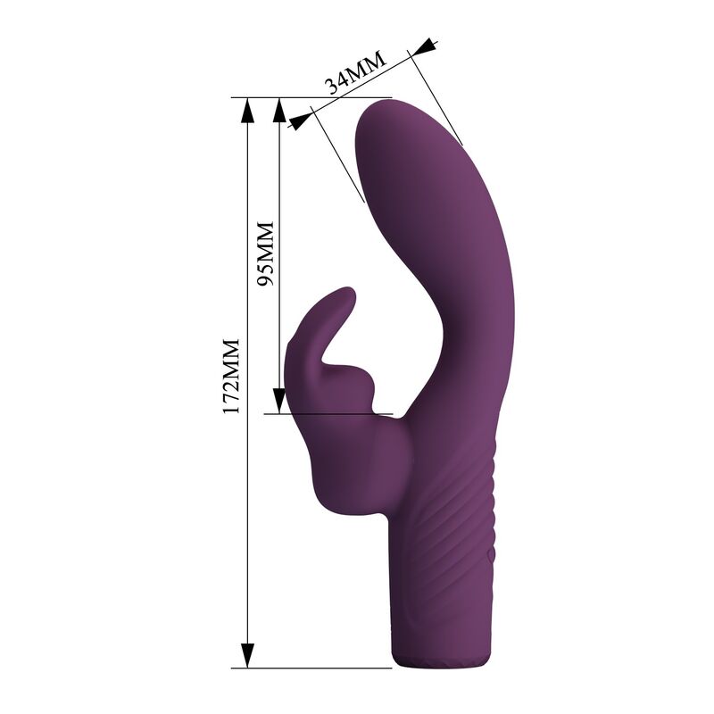 PRETTY LOVE - OLIVIA WIEDERAUFLADBARER HASENVIBRATOR MIT 10 FUNKTIONEN – Bild 7