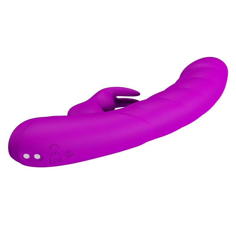 PRETTY LOVE - MONICA WIEDERAUFLADBARER DOPPEL-STIMULATIONSVIBRATOR FÜR G-PUNKT UND KLITORIS, LILA – Bild 6