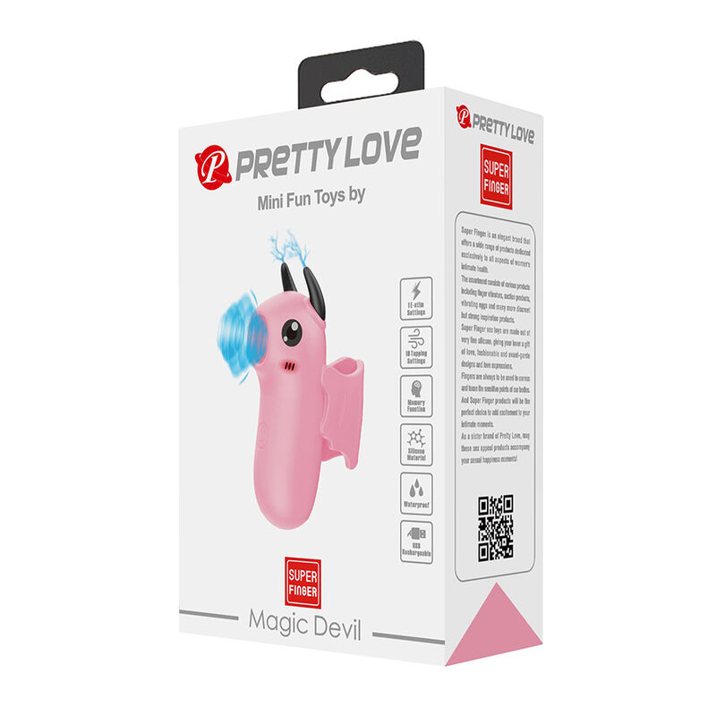 PRETTY LOVE - MAGIC DEVIL WIEDERAUFLADBARER FINGERSTIMULATOR PINK – Bild 5