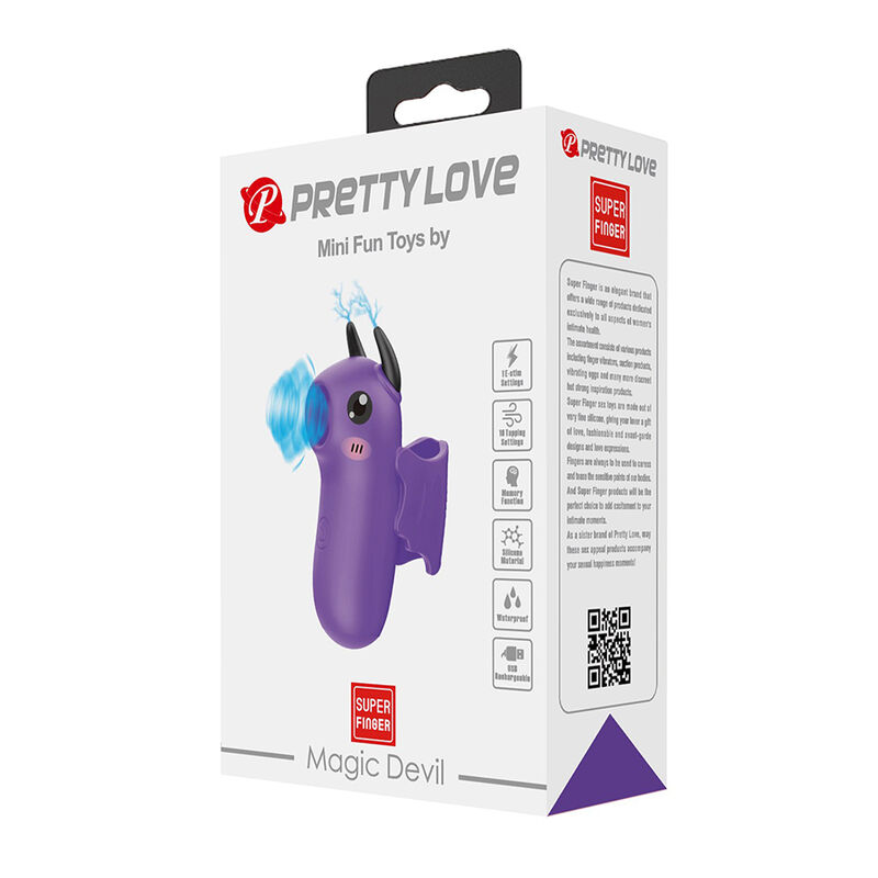 PRETTY LOVE - MAGIC DEVIL LILA WIEDERAUFLADBARER FINGERSTIMULATOR – Bild 6