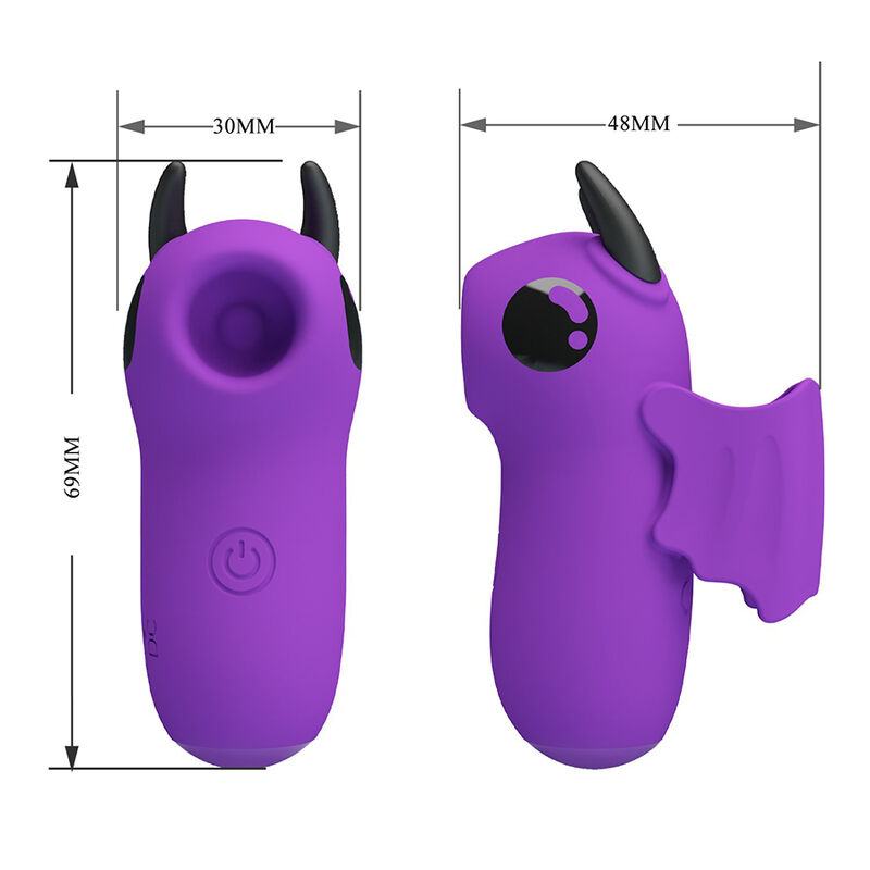 PRETTY LOVE - MAGIC DEVIL LILA WIEDERAUFLADBARER FINGERSTIMULATOR – Bild 7