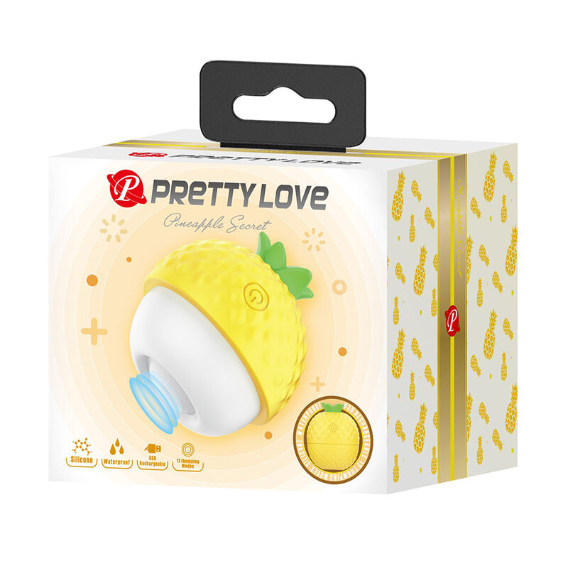 PRETTY LOVE - WIEDERAUFLADBARER SAUG- UND STOSS-KLTORALSTIMULATOR GELB – Bild 6