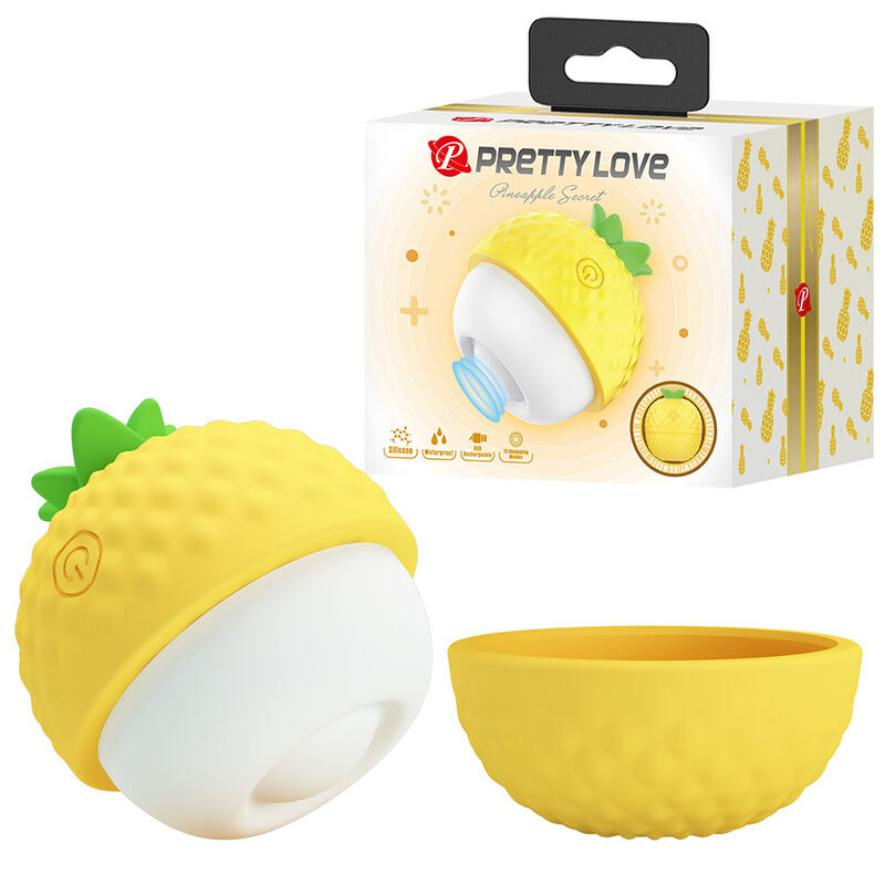 PRETTY LOVE - WIEDERAUFLADBARER SAUG- UND STOSS-KLTORALSTIMULATOR GELB – Bild 9