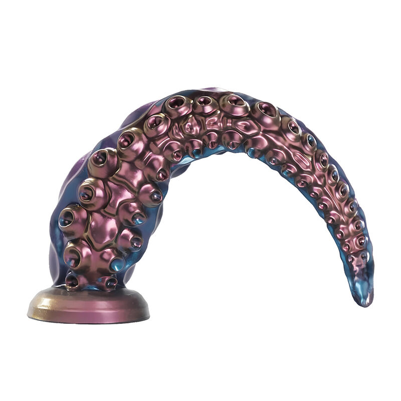 POWER MONSTERS - ABYSSAL TENTACLE TRICOLOR FANTASY SILIKONDILDO 46 CM Ø 7 CM – Bild 4