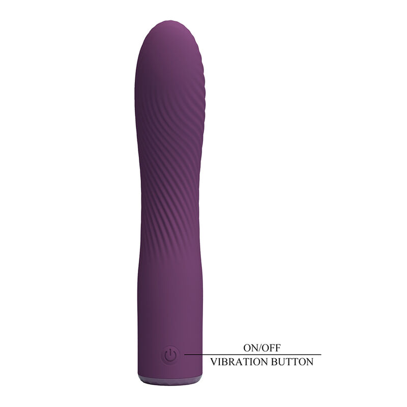 PRETTY LOVE - KISSELL WIEDERAUFLADBARER VIBRATOR MIT 10 FUNKTIONEN, LILA – Bild 7