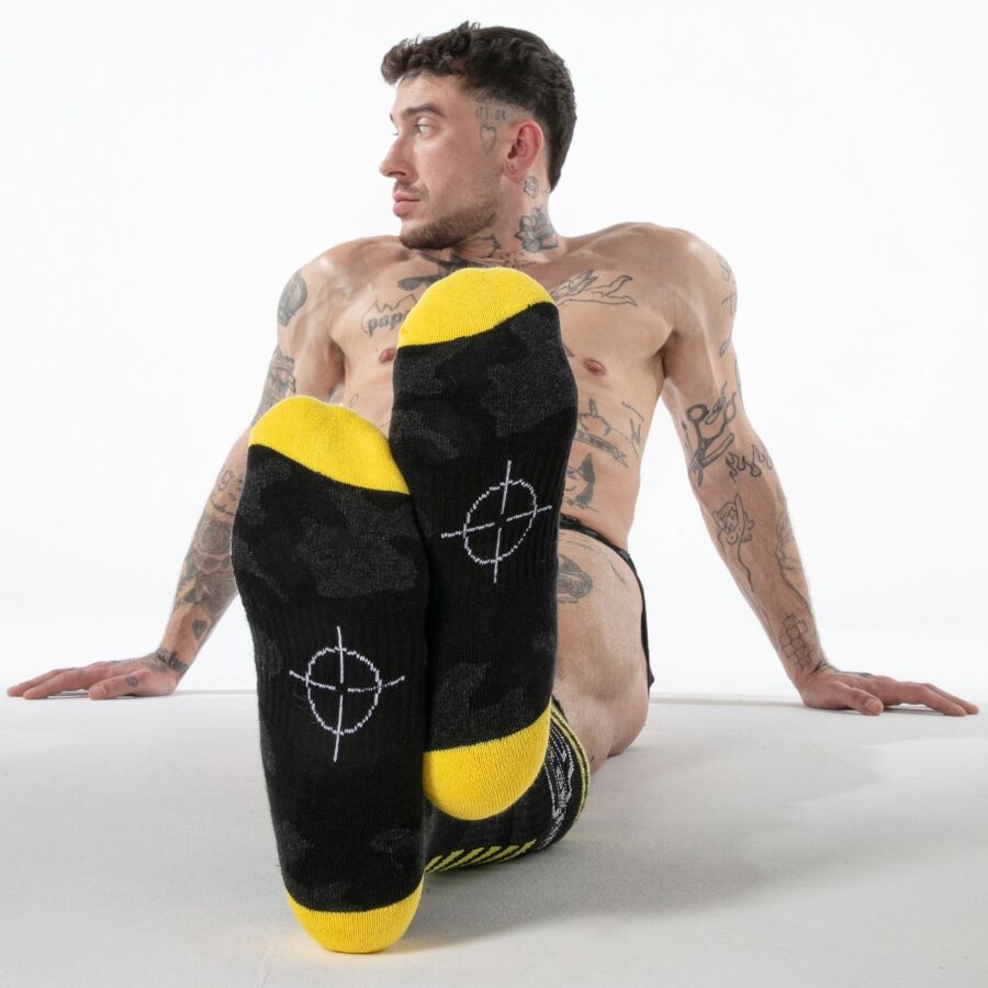 LOCKER GEAR - FULL MILITARY KNEE HIGH SOCKS AZUL TALLA ÚNICA – Bild 2
