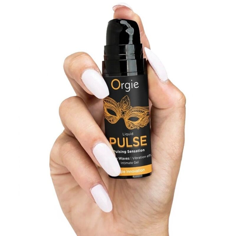 ORGIE - PULSE KISSABLE PULSIERENDES INTIMGEL MIT PULSIERTEM NERVENVERHALTEN 15 ML – Bild 4
