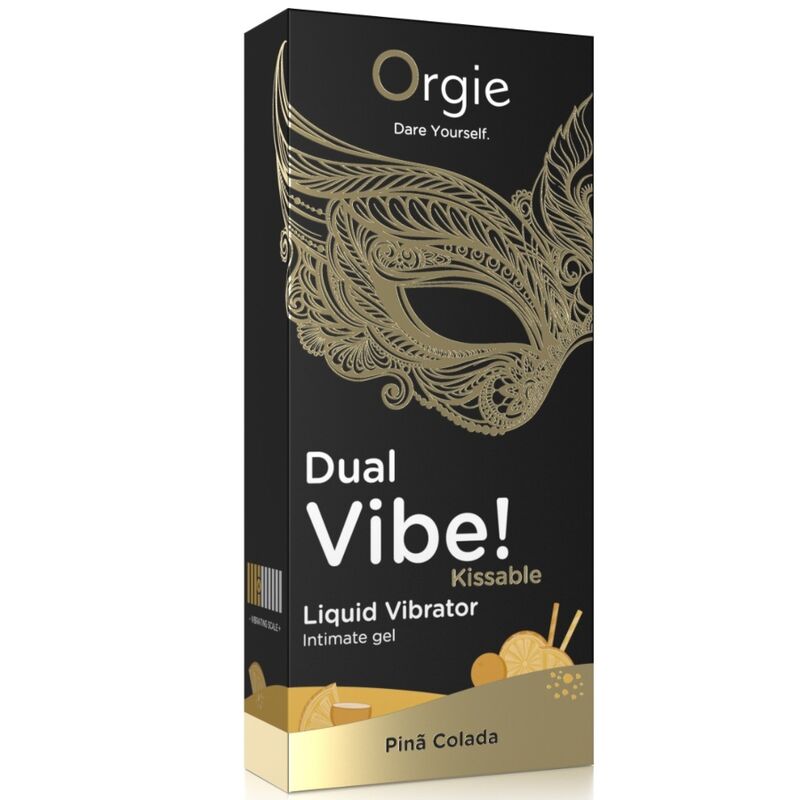 ORGIE - DUAL-VIBE! PIÑA COLADA KISSABLE FLÜSSIGER VIBRATOR 15 ML – Bild 4