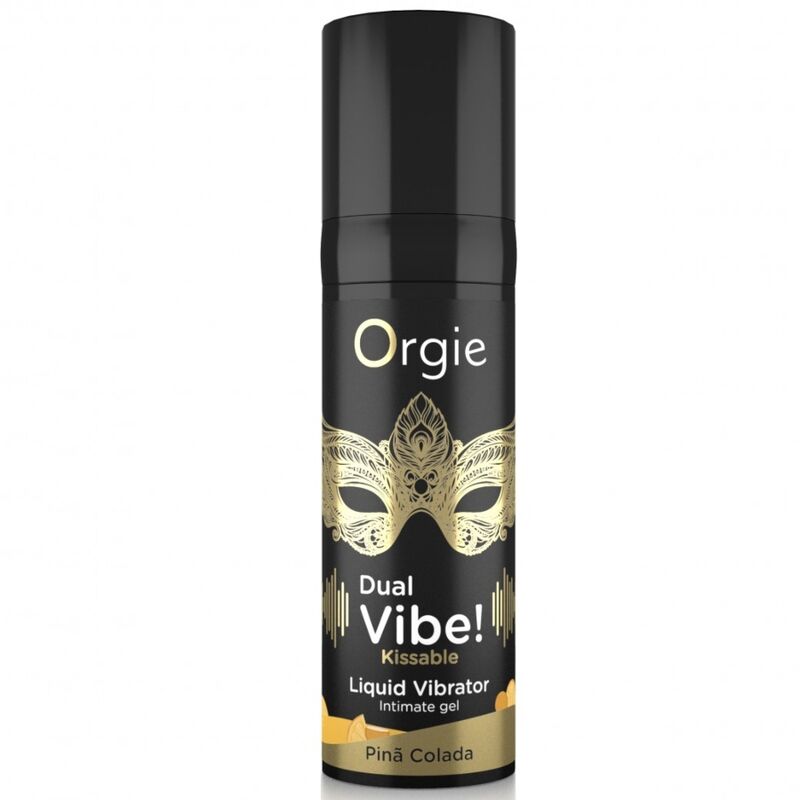 ORGIE - DUAL-VIBE! PIÑA COLADA KISSABLE FLÜSSIGER VIBRATOR 15 ML – Bild 3