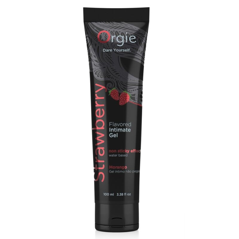 ORGIE - GLEITGEL-TUBE ERDBEERE, KUSSBAR, WASSERBASIERT, 100 ML – Bild 2
