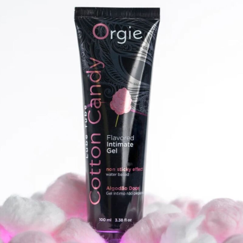 ORGIE - GLEITGEL AUF WASSERBASIS, 100 ML, MIT ZUCKERWATTE-DUFT, ZUM KÜSSEN. – Bild 4
