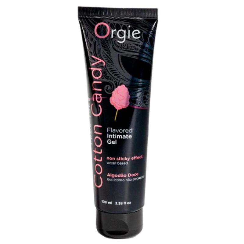 ORGIE - GLEITGEL AUF WASSERBASIS, 100 ML, MIT ZUCKERWATTE-DUFT, ZUM KÜSSEN. – Bild 2