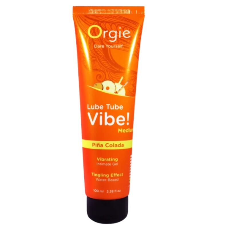 ORGIE - LUBE TUBE VIBE! PIÑA COLADA KISSABLE INTIM GEL MITTEL PRICKELND 100 ML – Bild 3