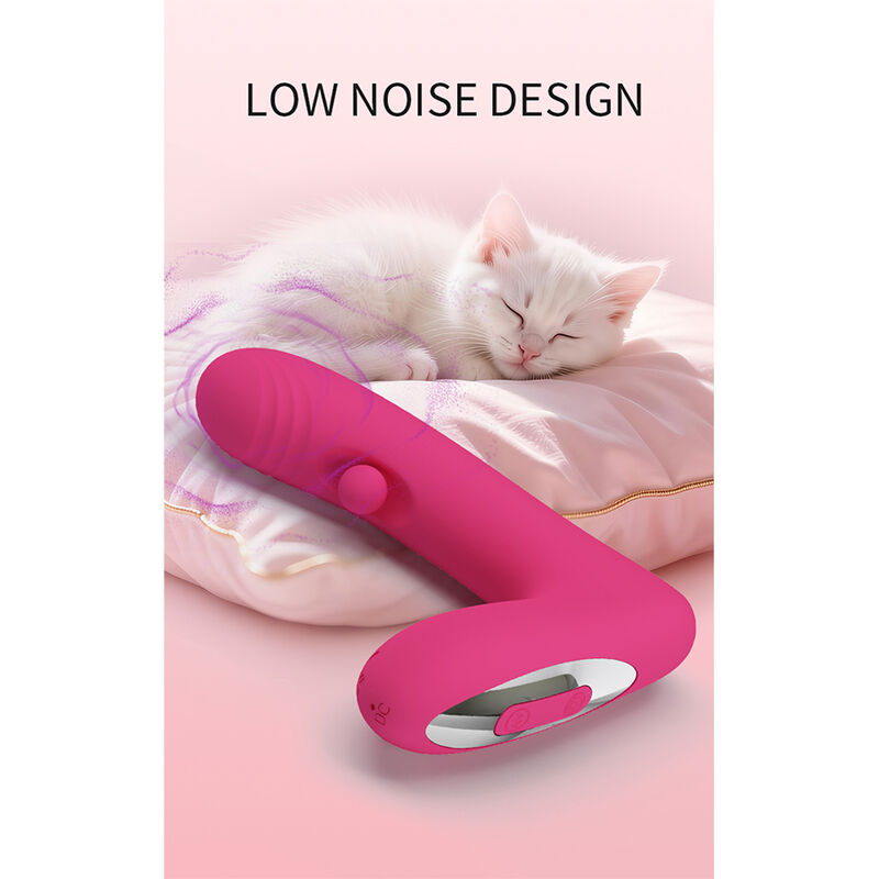 PRETTY LOVE – DUDEN WIEDERAUFLADBARER SILIKON-VIBRATOR MIT 12 VIBRATIONSMODI UND 3 SCHAUKELMODI, PINK – Bild 17