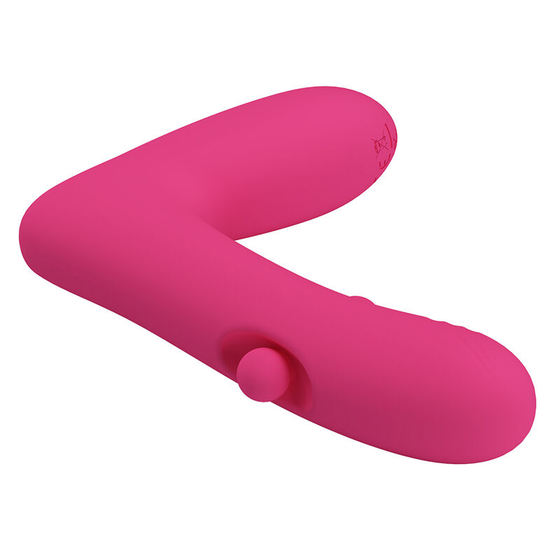 PRETTY LOVE – DUDEN WIEDERAUFLADBARER SILIKON-VIBRATOR MIT 12 VIBRATIONSMODI UND 3 SCHAUKELMODI, PINK – Bild 11