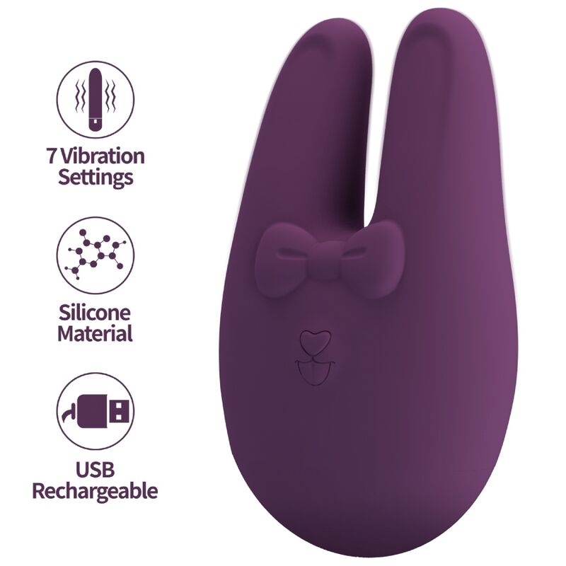 ROMANCE - EXTERNER STIMULATOR MIT HASE UND 7 VIBRATIONSMODI